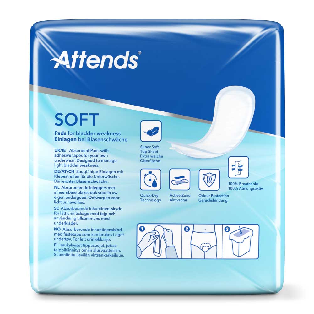 ATTENDS Soft 3 Extra - Inkontinenzeinlagen - 30 Stück
