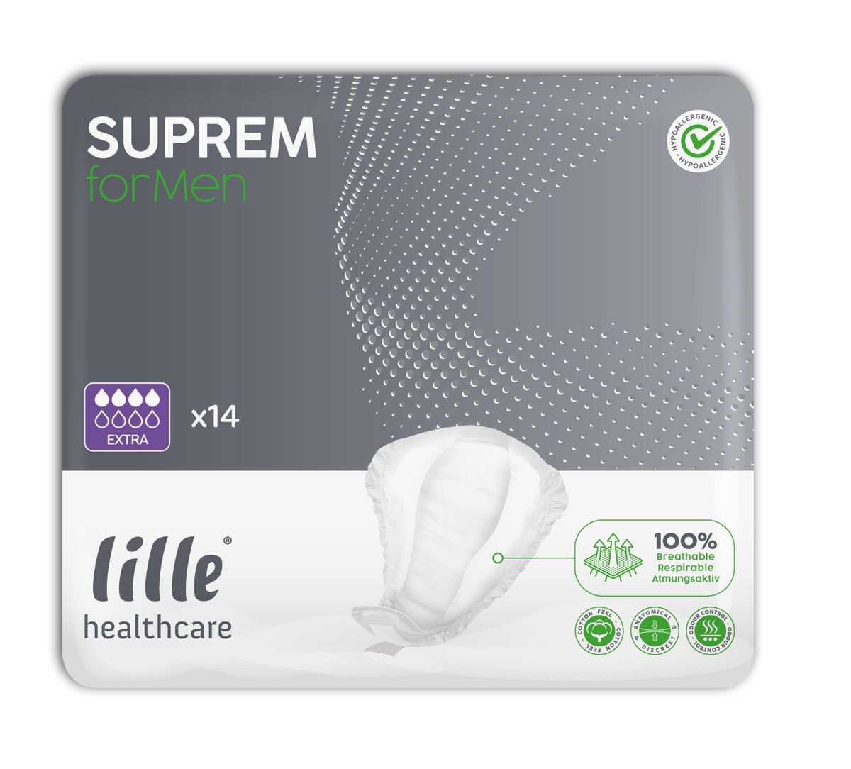 LILLE SUPREM FOR MEN EXTRA, Slipeinlage für Herren