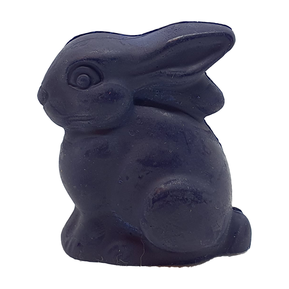 Wachsmalfigur Hase ultramarinblau