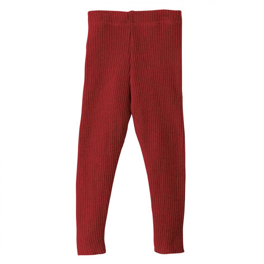 Strick-Legging bordeaux