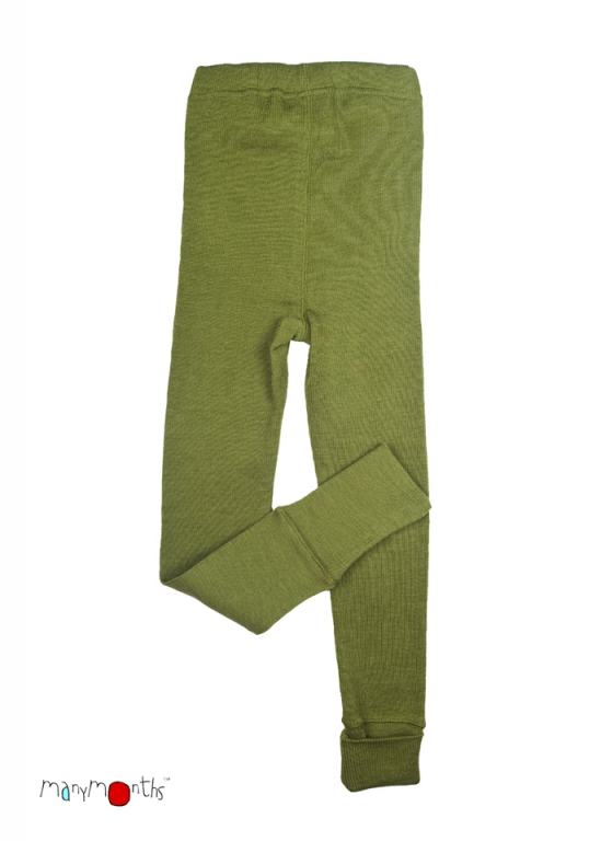 Manymonths Leggings Merino Garden Moss Green