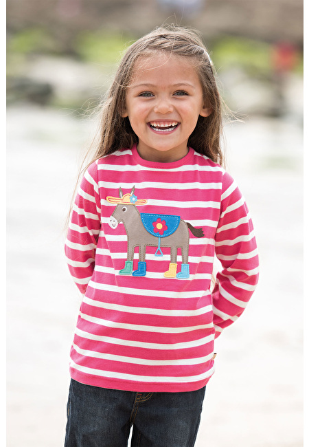 Nyrah Langarmshirt Esel Streifen himbeere Nyrah Langarmshirt Esel Streifen himbeere