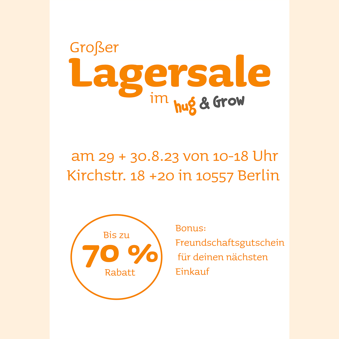 Großer Lagersale für Bio-Kinderkleidung & Kinder-Schuhe in Berlin