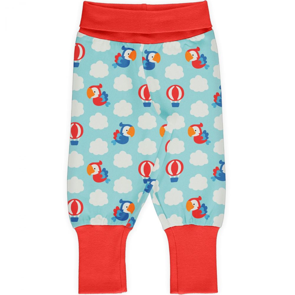 Pumphose Papageien himmelblau
