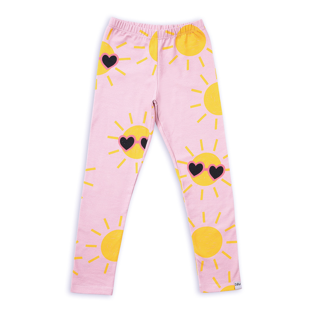 Leggings Sun on pink