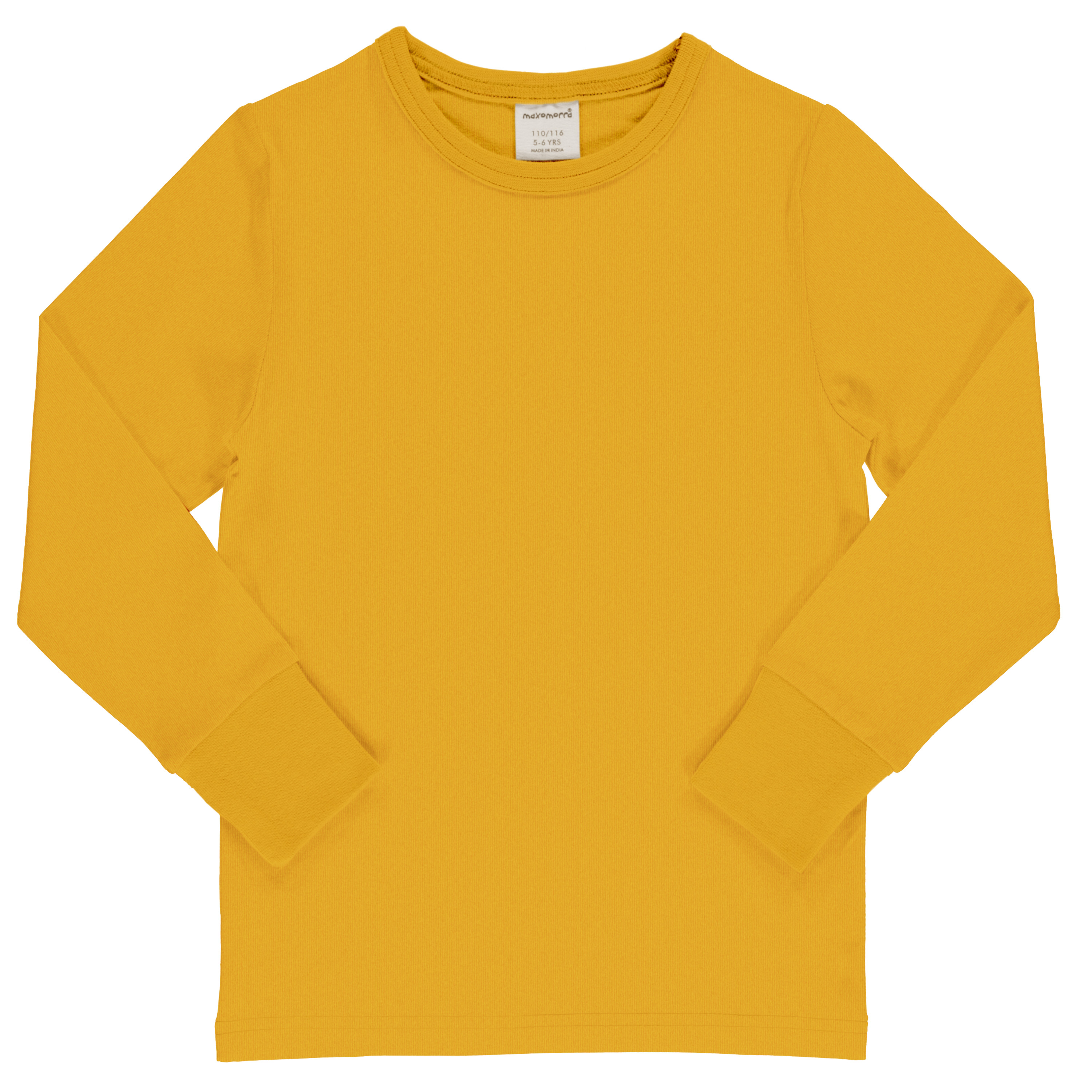 Shirt Langarm solid amber