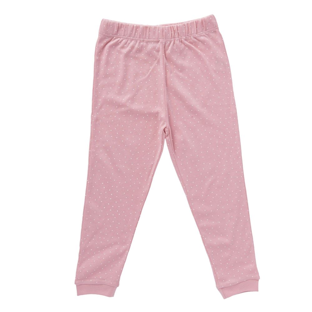 Pyjama Blümchen rosa-weiß