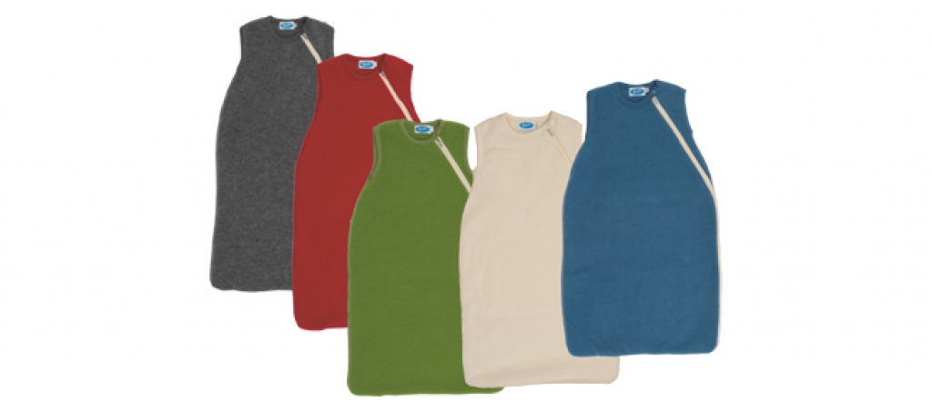 Schlafsack o. Arm Wollfleece apfel