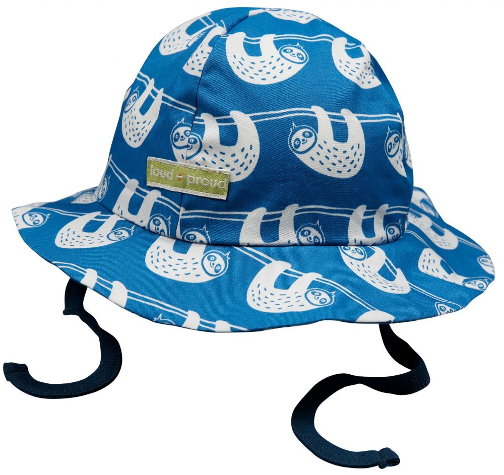 Hut wasserabweisend Faultiere cobalt