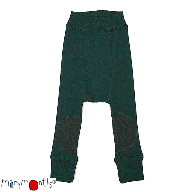 Manymonths Wool Longies Unique Sequoia Green
