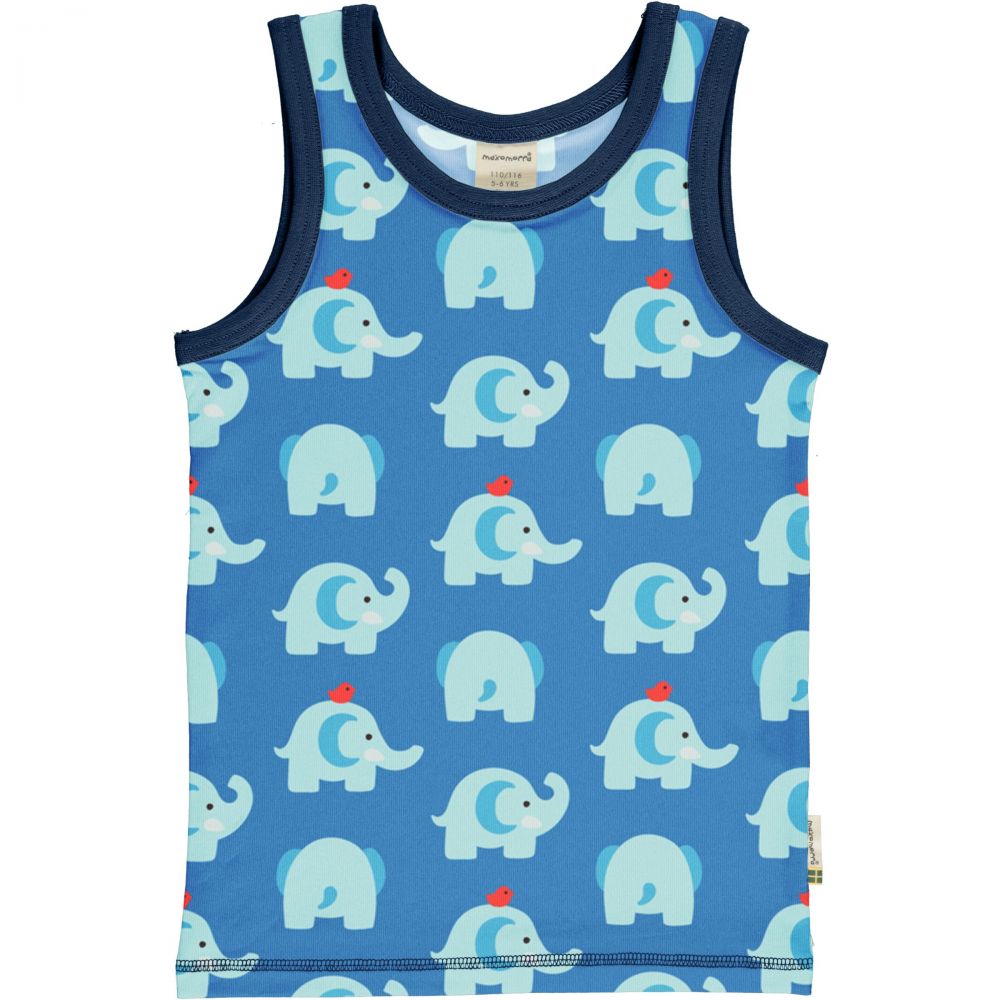 Tanktop Elefantenfreunde blau