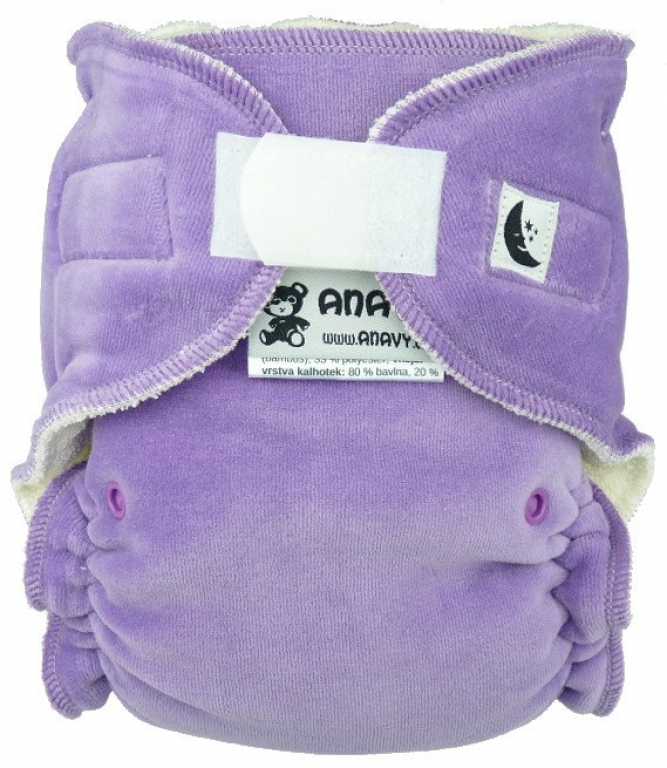 Anavy Nachtwindel XL Bambus flieder (7-18kg)