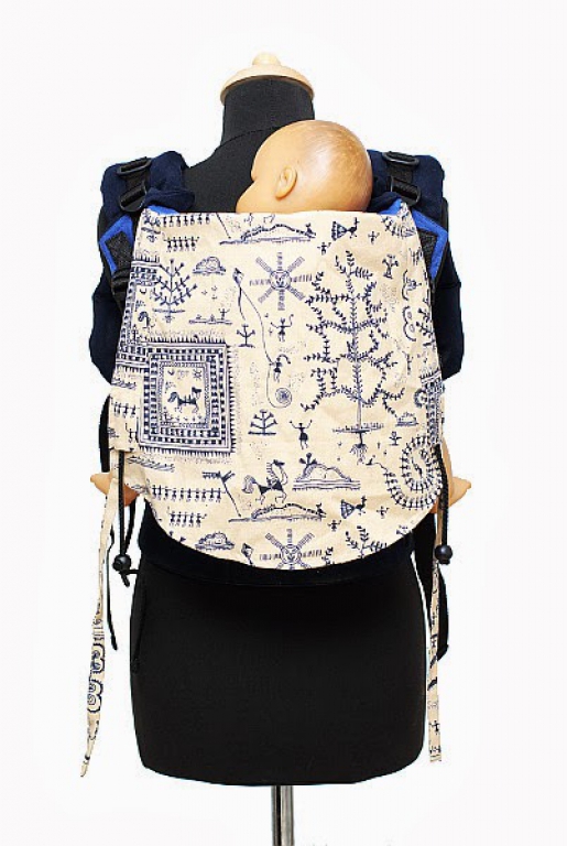 Huckepack Full Buckle Medium blau Afrika