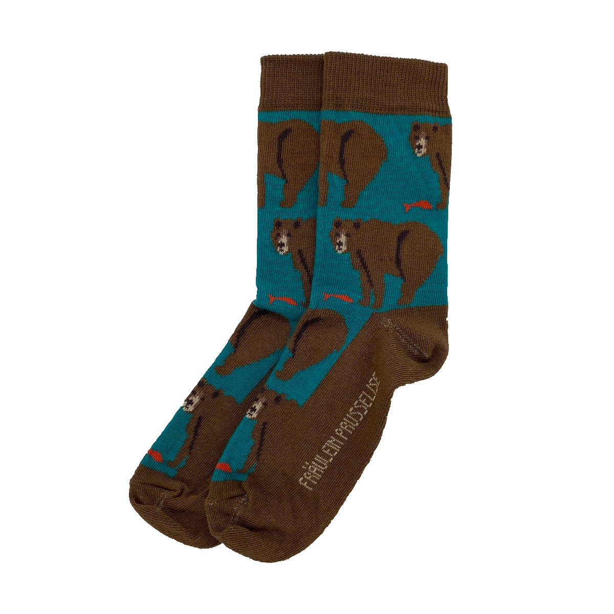 Kindersocken Braunbär