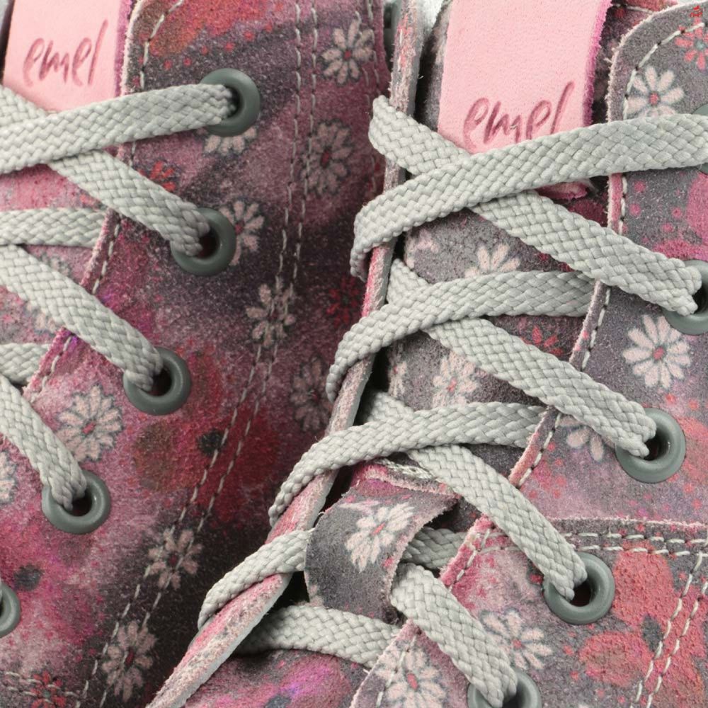 emel Sneaker Blumen grau-rosa