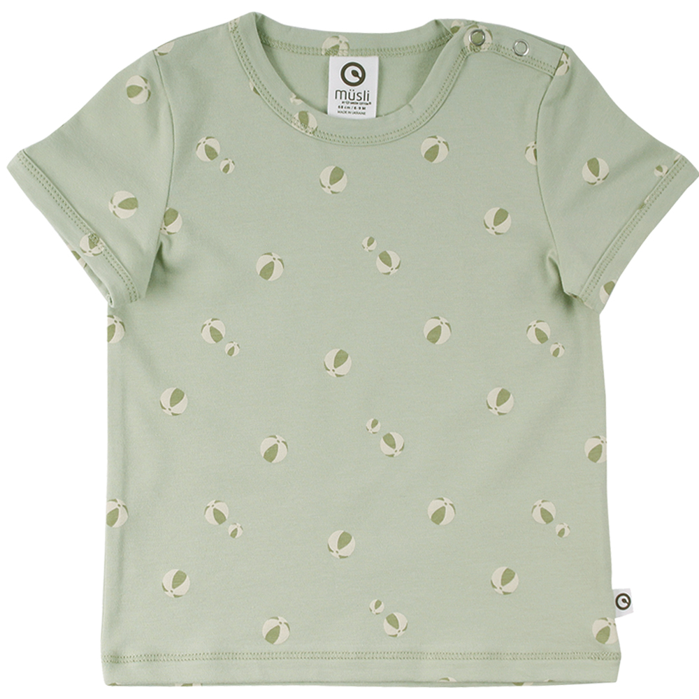Baby T-Shirt Beachball pale moss