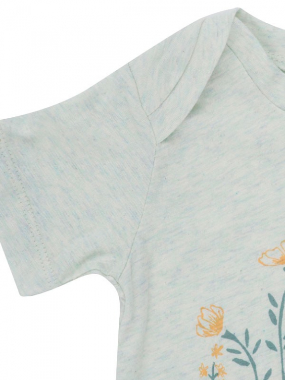 Baby T-Shirt Marble Flower