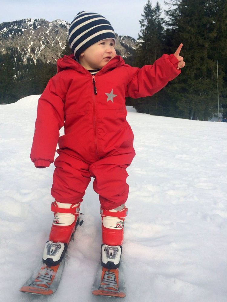 Babytodds Schneeanzug rot