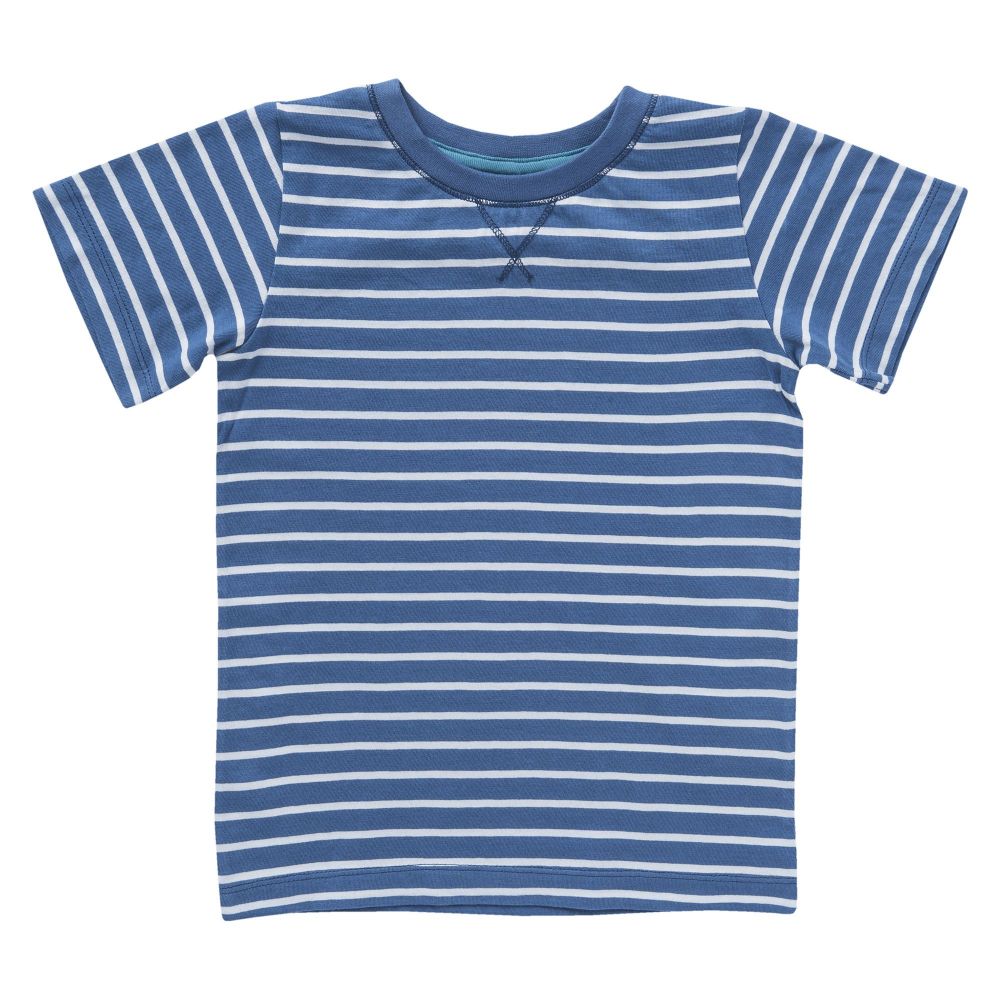 T-Shirt Ringel blau