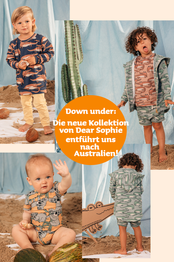 Dear Sophie: Die neue Kollektion für den Frühling & Sommer mit den australischen Tieren ist da! | Fair Fashion Kids