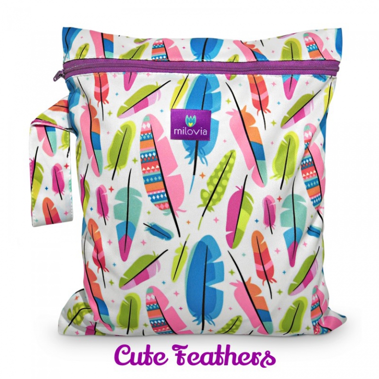 Milovia Wetbag Cute Feathers