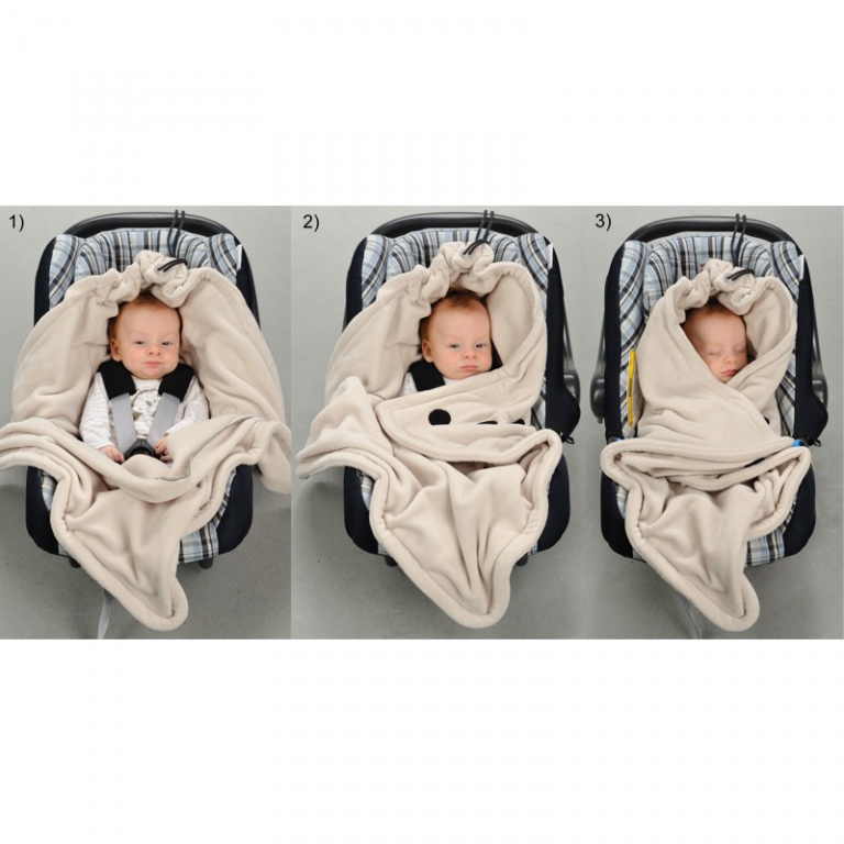 Hoppediz Fleece-Decke 80x80 marine