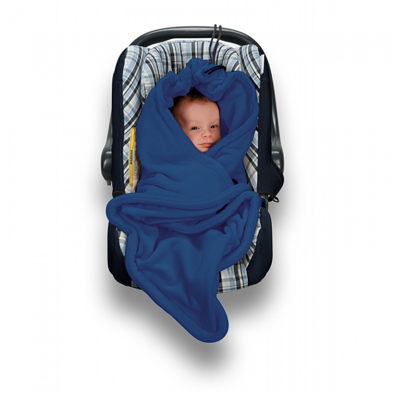 Hoppediz Fleece-Decke 80x80 marine