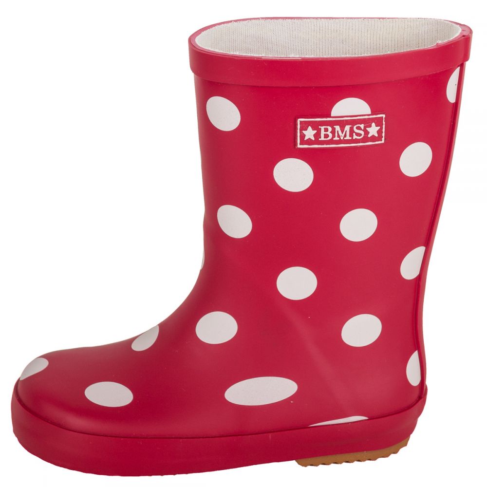 Gummistiefel rot mit Punkten Gummistiefel rot mit Punkten