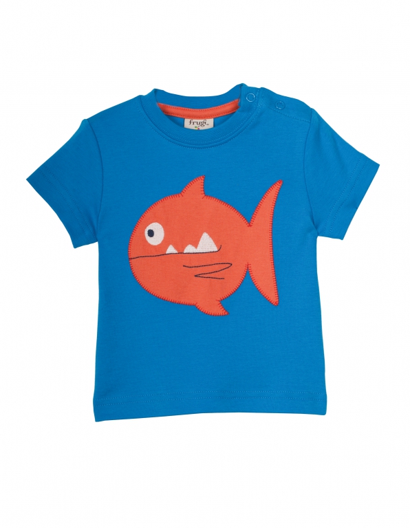 T-Shirt Piranha blau T-Shirt Piranha blau