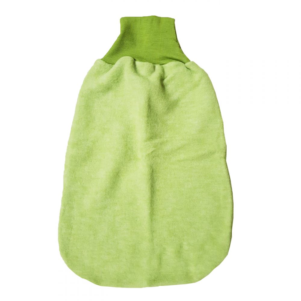 Baby-Strampelsack Wollfleece grün 50cm