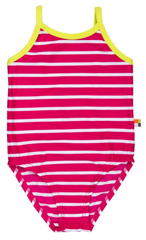 Badeanzug Ringel raspberry UV50+ Badeanzug Ringel raspberry UV50+