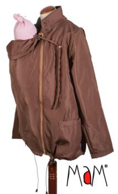 MaM Babyidea Tragejacke Two-Way deluxe Nut Brown