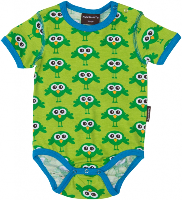 Body Kurzarm Bird grün