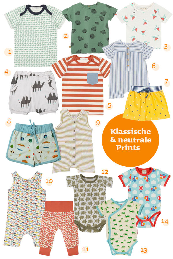 Klassische, neutrale Prints für Kinder & Babys [Fair Fashion Kids]