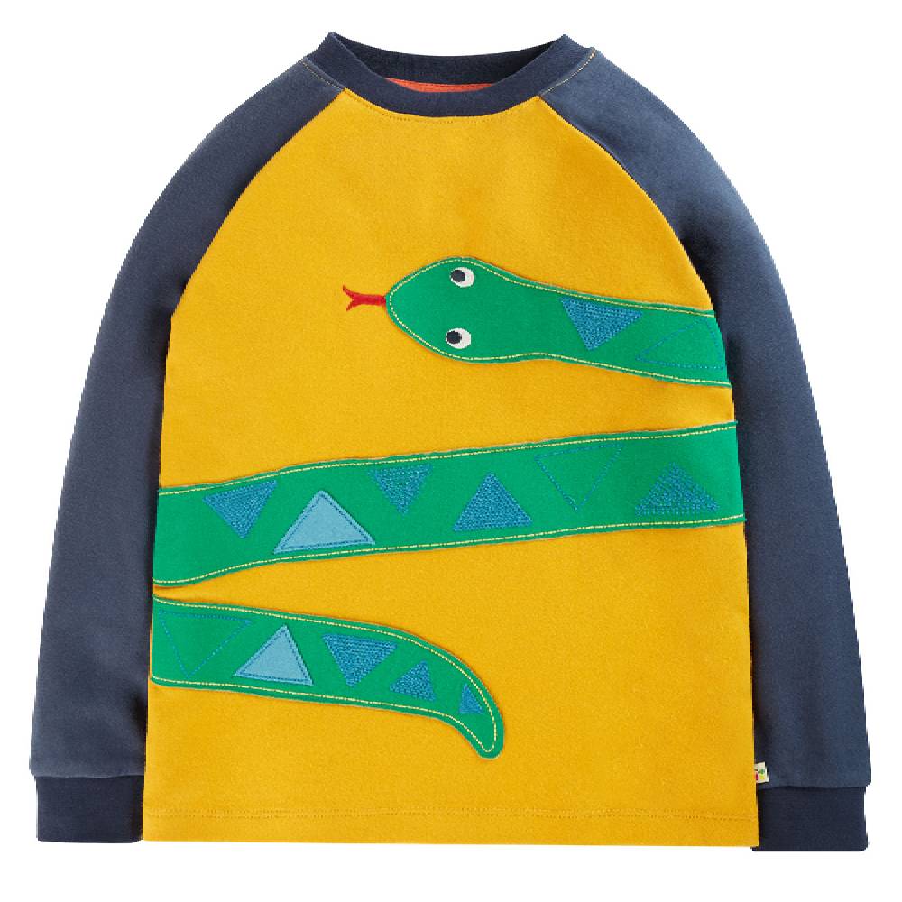 Jake Shirt lang Gold/Snake