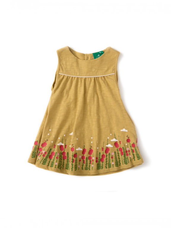 Trägerkleid Golden Green Secret Garden