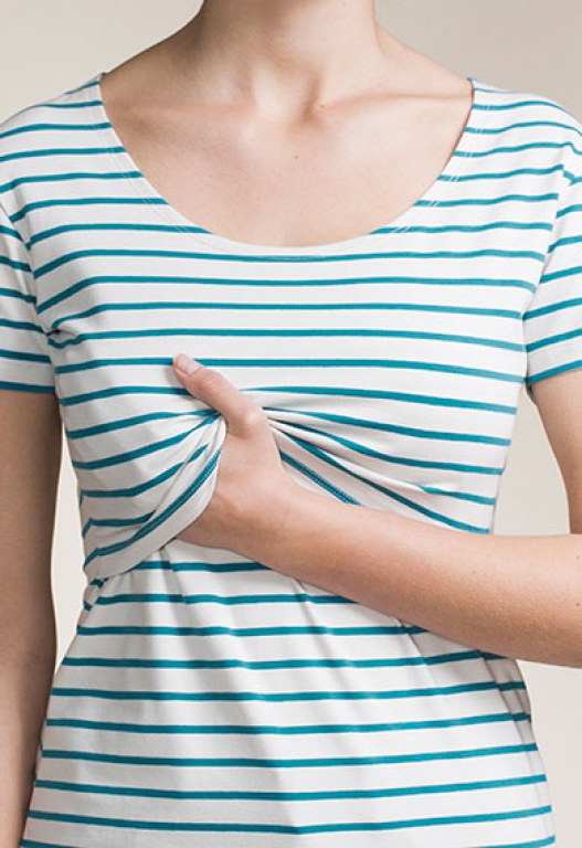 Still-Shirt Simone kurzarm Stripe Honeydew