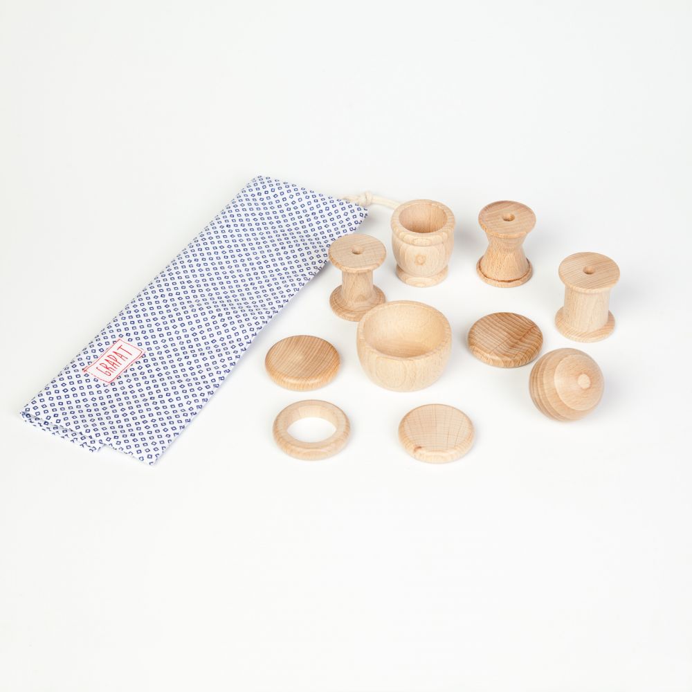 Schatz Set 10-teilig natur