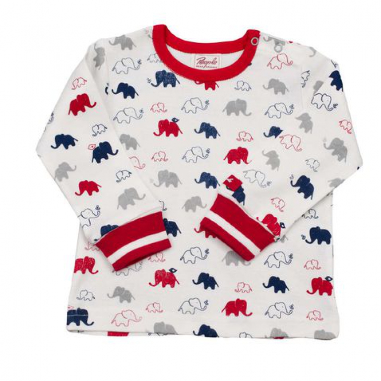 Schlafanzug Elefanten rot