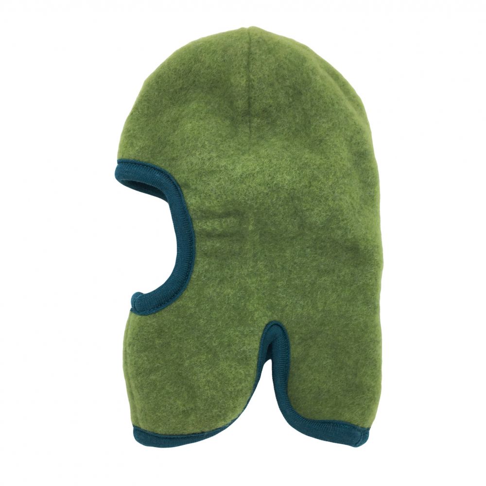 Sturmhaube Wollfleece moos
