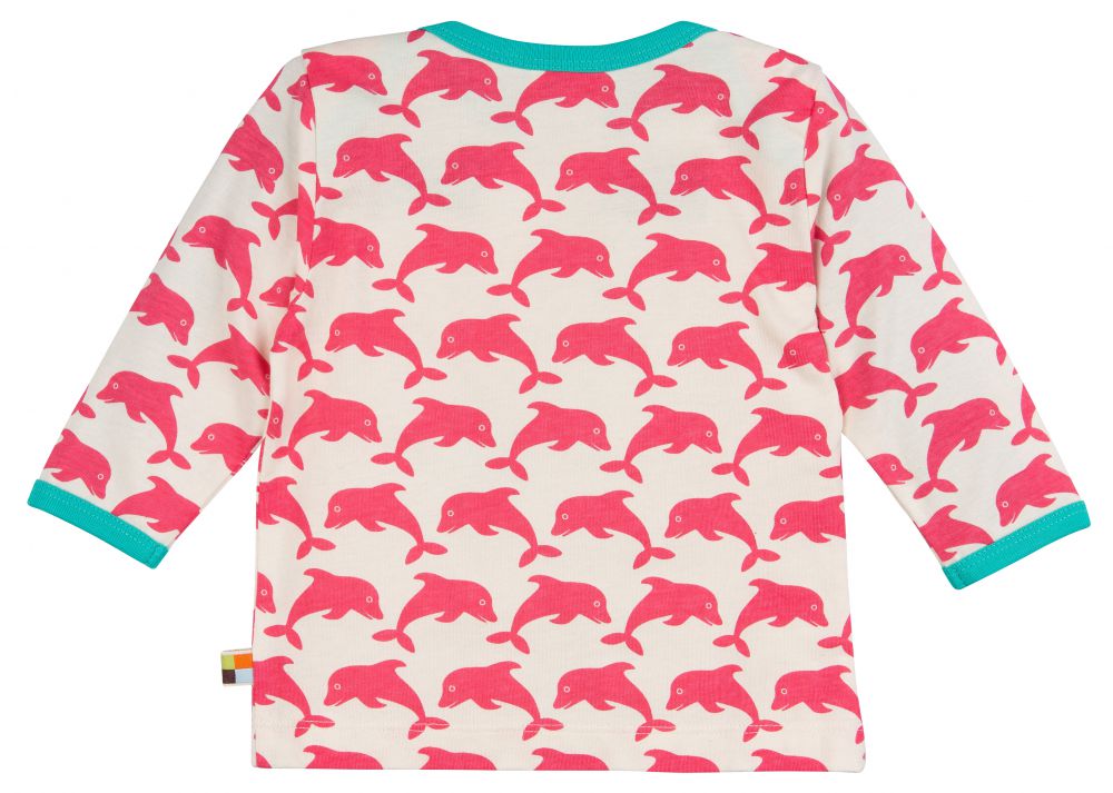 Shirt Langarm Delfine coral