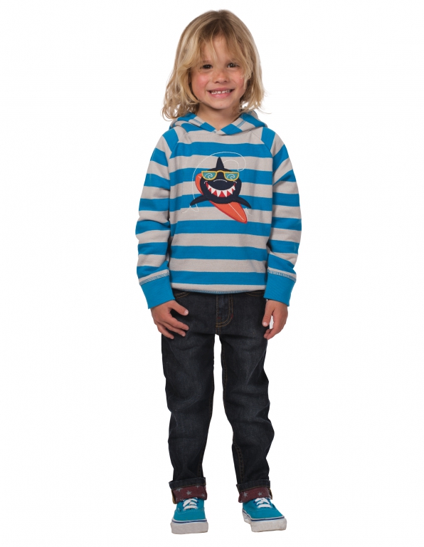 Hedgerow Hoody Hai Streifen