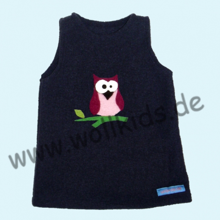Walk-Kleid marine mit Eule