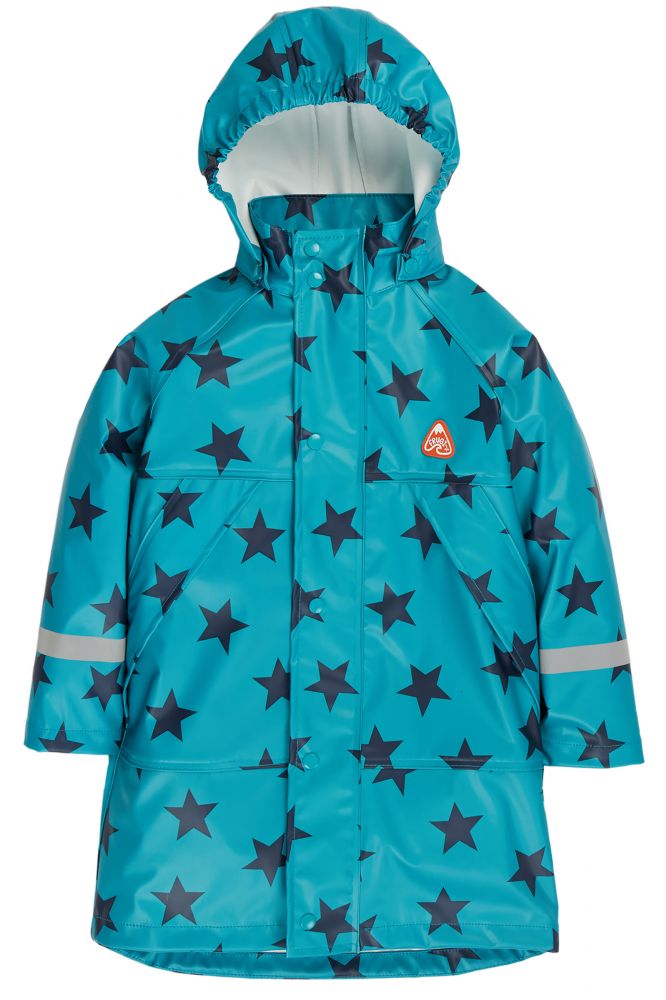 Regenjacke Sterne Camper blau