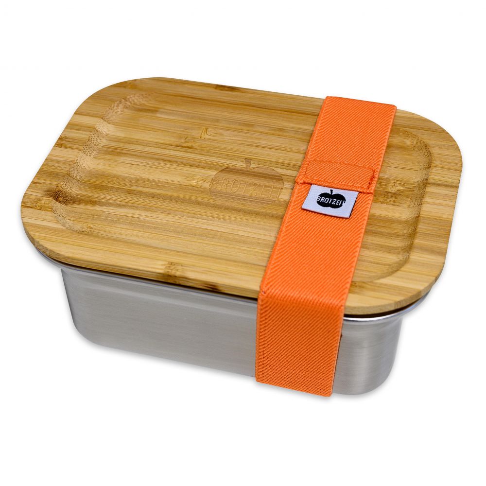 WOODY Lunchbox mit Bambusdeckel