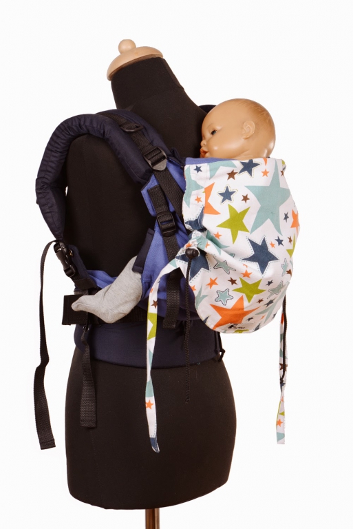 Huckepack Full Buckle Toddler blau Sterne