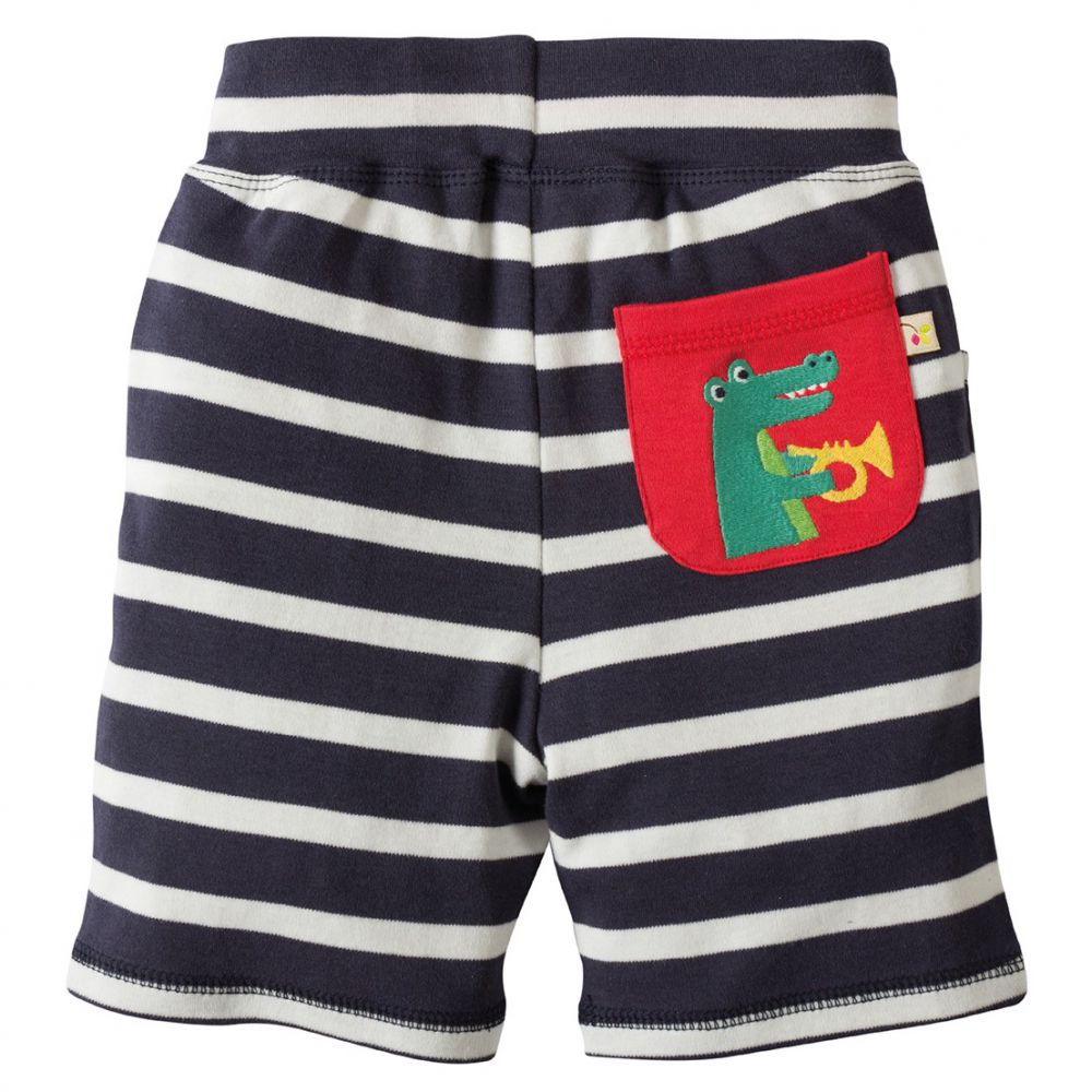 Little Stripy Shorts navy/croc
