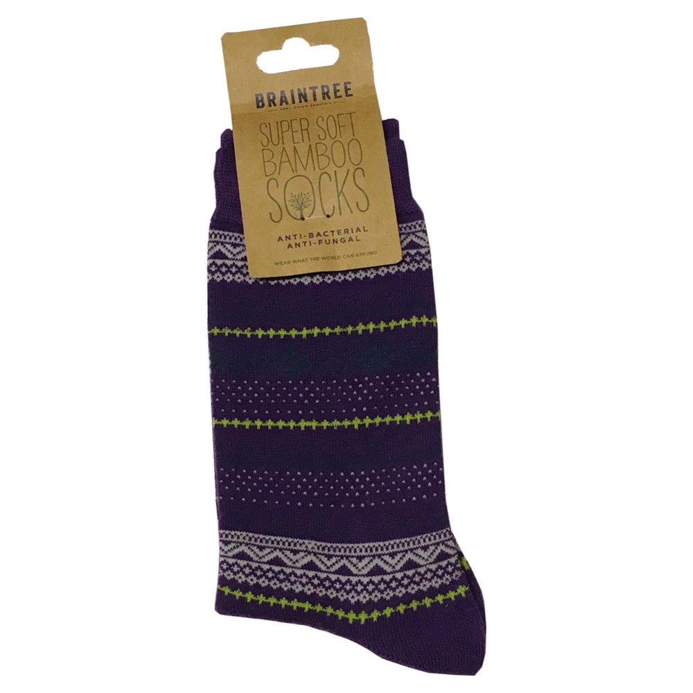 Damen-Socken Bambus Purple