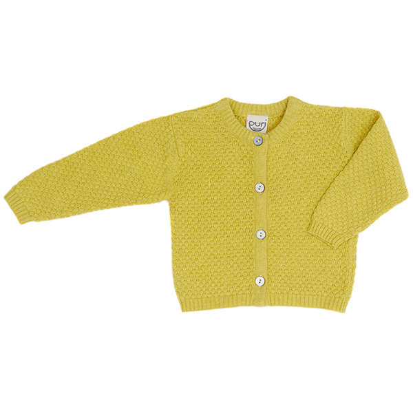 Jacke Popcorn BW/Leinen lime