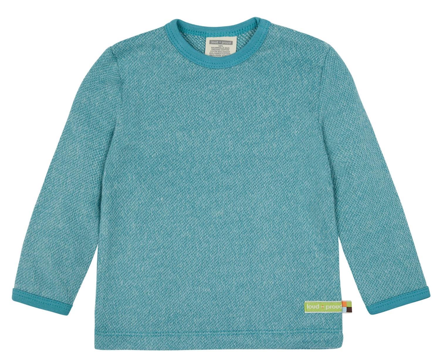 Shirt Strick lang topaz